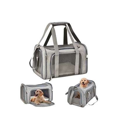 Airline-Approved Hundetragerucksack | Weicher Transportrucksack für Kleine Hunde & Katzen bis 10 kg – Atmungsaktiv, sicher & komfortabel für Reisen