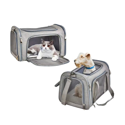 Airline-Approved Hundetragerucksack | Weicher Transportrucksack für Kleine Hunde & Katzen bis 10 kg – Atmungsaktiv, sicher & komfortabel für Reisen