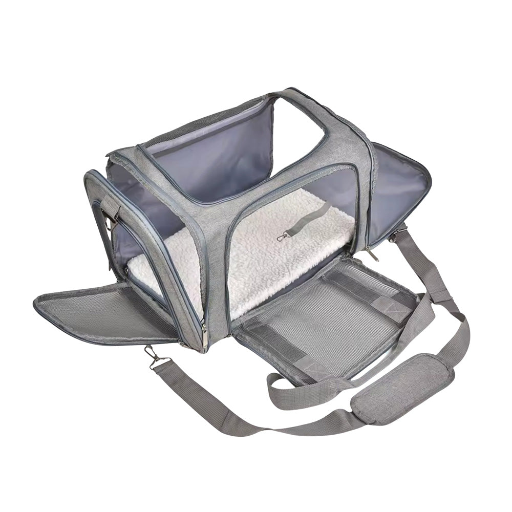 Airline-Approved Hundetragerucksack | Weicher Transportrucksack für Kleine Hunde & Katzen bis 10 kg – Atmungsaktiv, sicher & komfortabel für Reisen