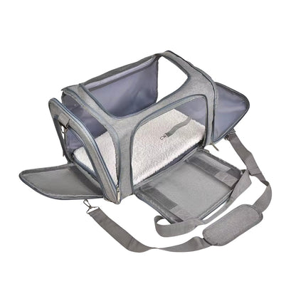 Airline-Approved Hundetragerucksack | Weicher Transportrucksack für Kleine Hunde & Katzen bis 10 kg – Atmungsaktiv, sicher & komfortabel für Reisen