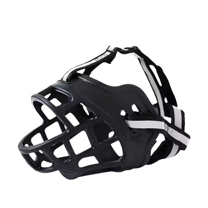 Trixie Maulkorb Flex Gummi Schwarz | Ergonomischer Hundemaulkorb mit Neopren-Polsterung – Verstellbar, ausbruchsicher & komfortabel für alle Größen