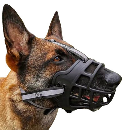 Trixie Maulkorb Flex Gummi Schwarz | Ergonomischer Hundemaulkorb mit Neopren-Polsterung – Verstellbar, ausbruchsicher & komfortabel für alle Größen