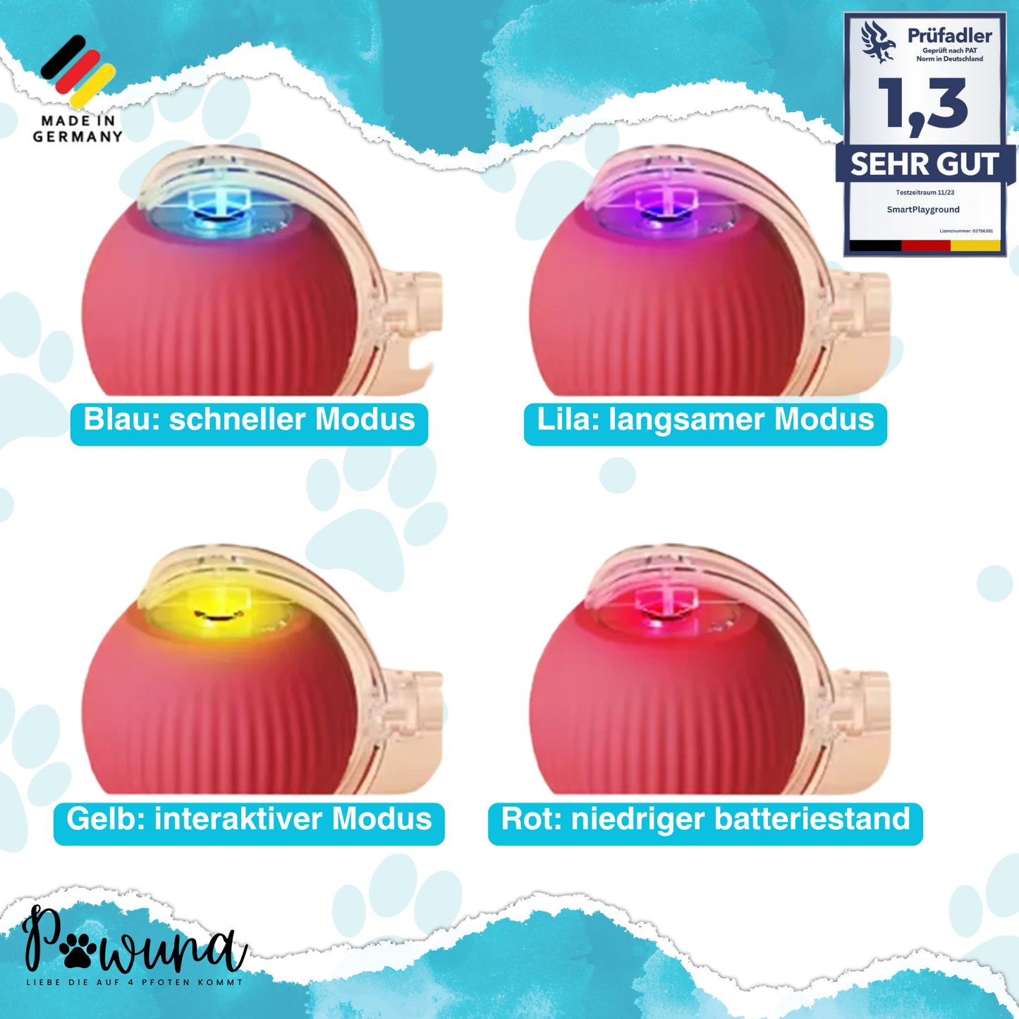 Powerball Pro - Der smarte Spielball zur Förderung von Bewegung und Spielspaß