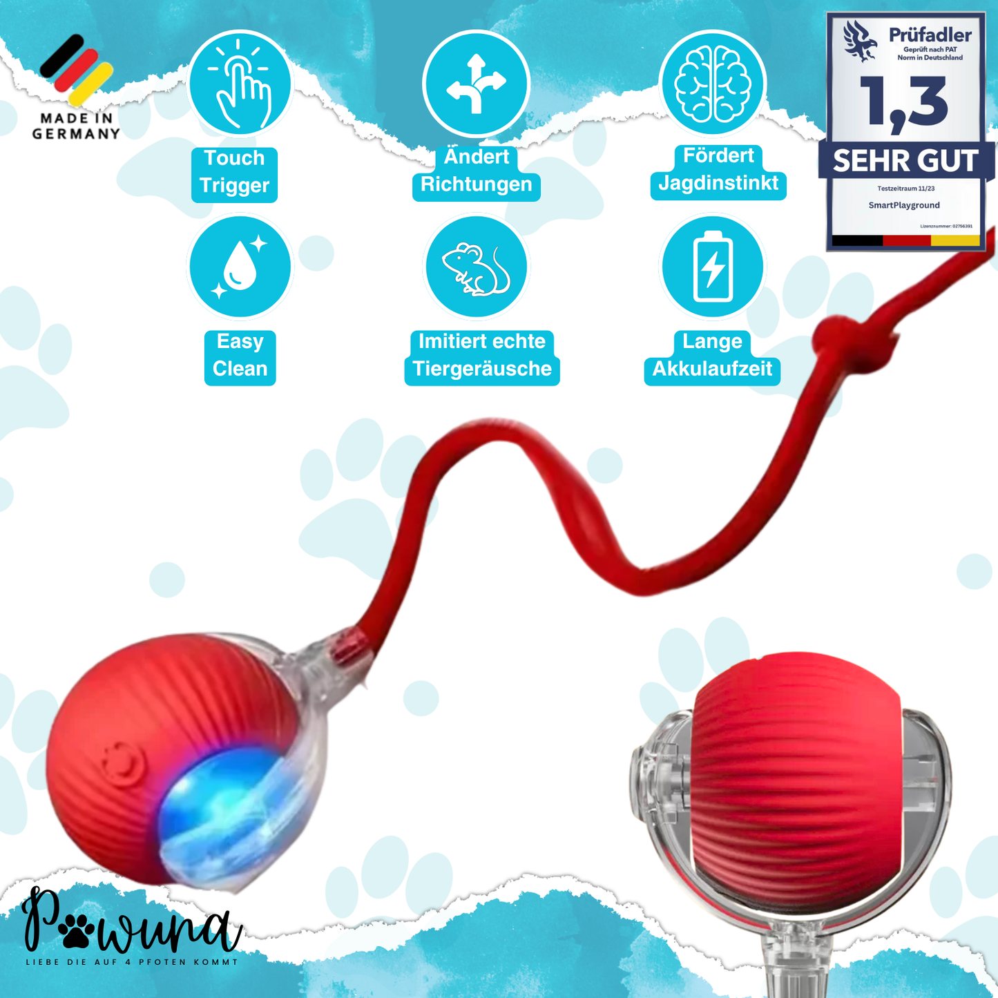 Powerball Pro - Der smarte Spielball zur Förderung von Bewegung und Spielspaß