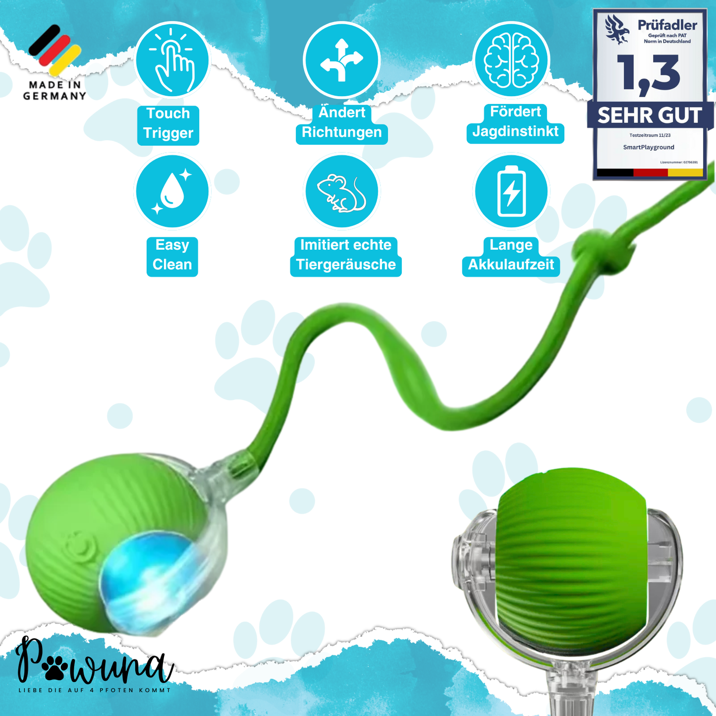 Powerball Pro - Der smarte Spielball zur Förderung von Bewegung und Spielspaß