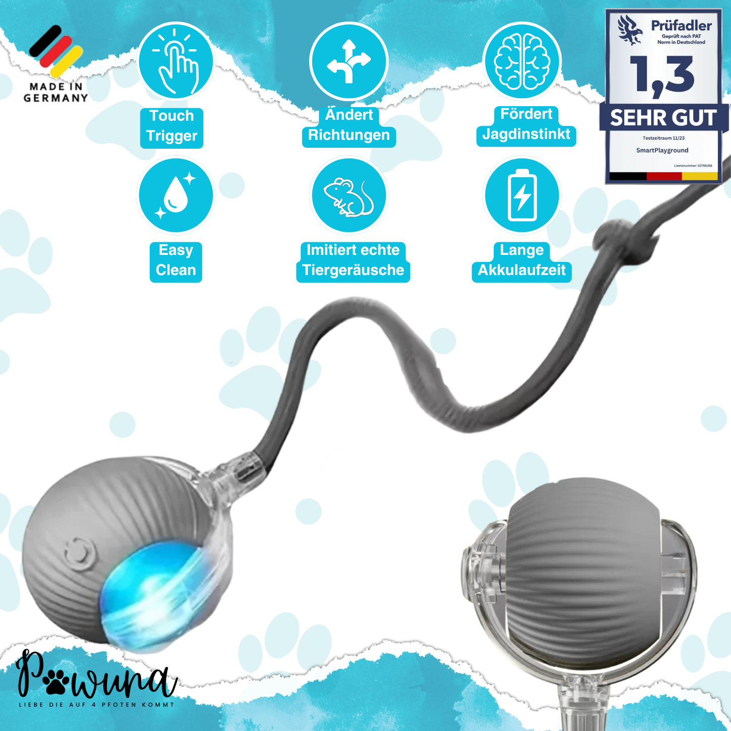 Powerball Pro - Der smarte Spielball zur Förderung von Bewegung und Spielspaß