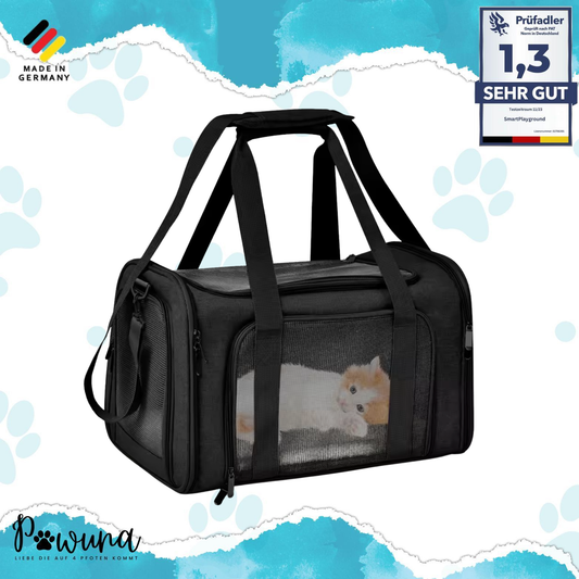 Airline-Approved Hundetragerucksack | Weicher Transportrucksack für Kleine Hunde & Katzen bis 10 kg – Atmungsaktiv, sicher & komfortabel für Reisen